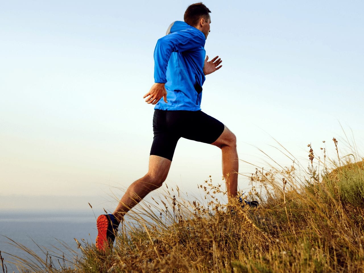 male running grace together
