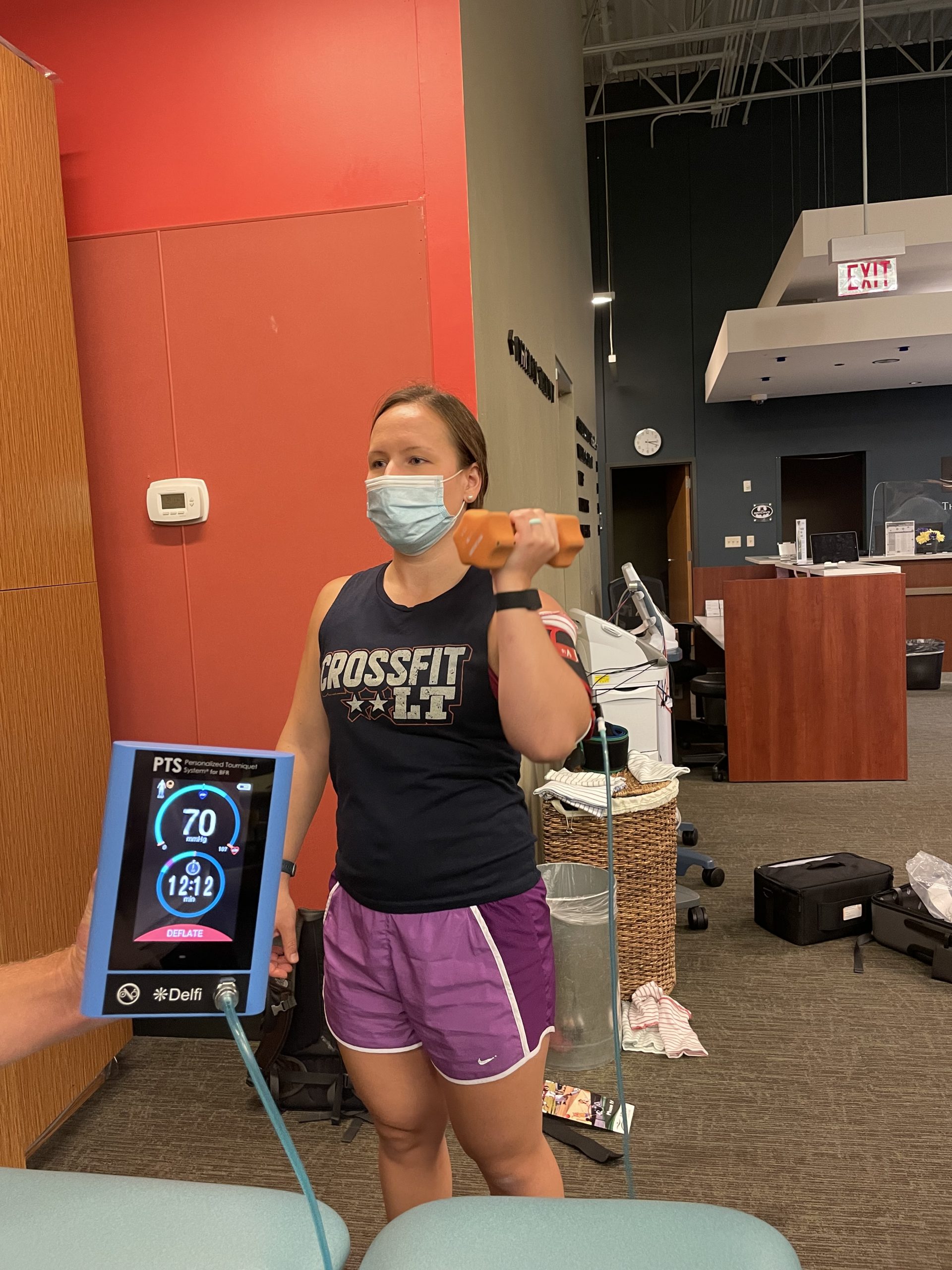 OH Press - bottom blood flow restriction OH press