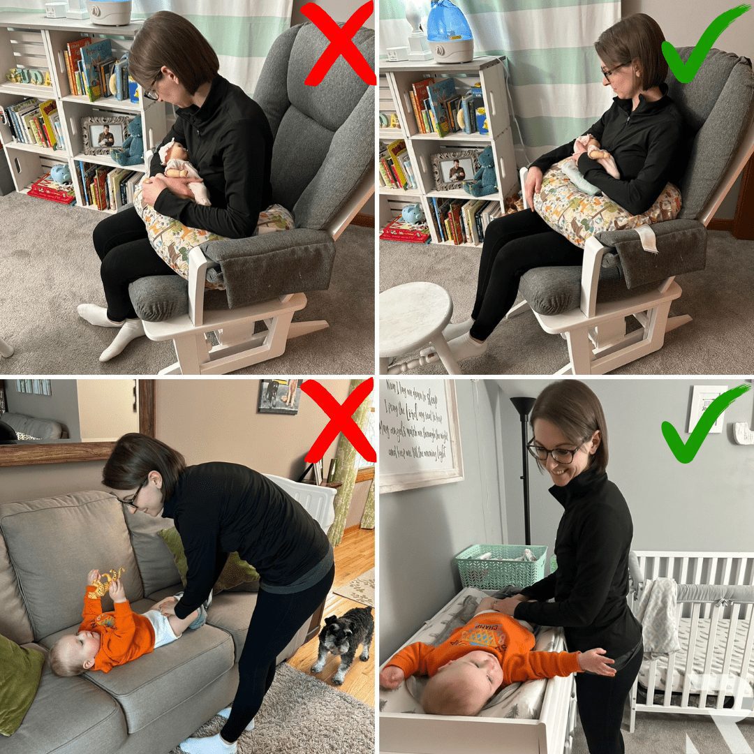 Postpartum posture 2 4th trimester